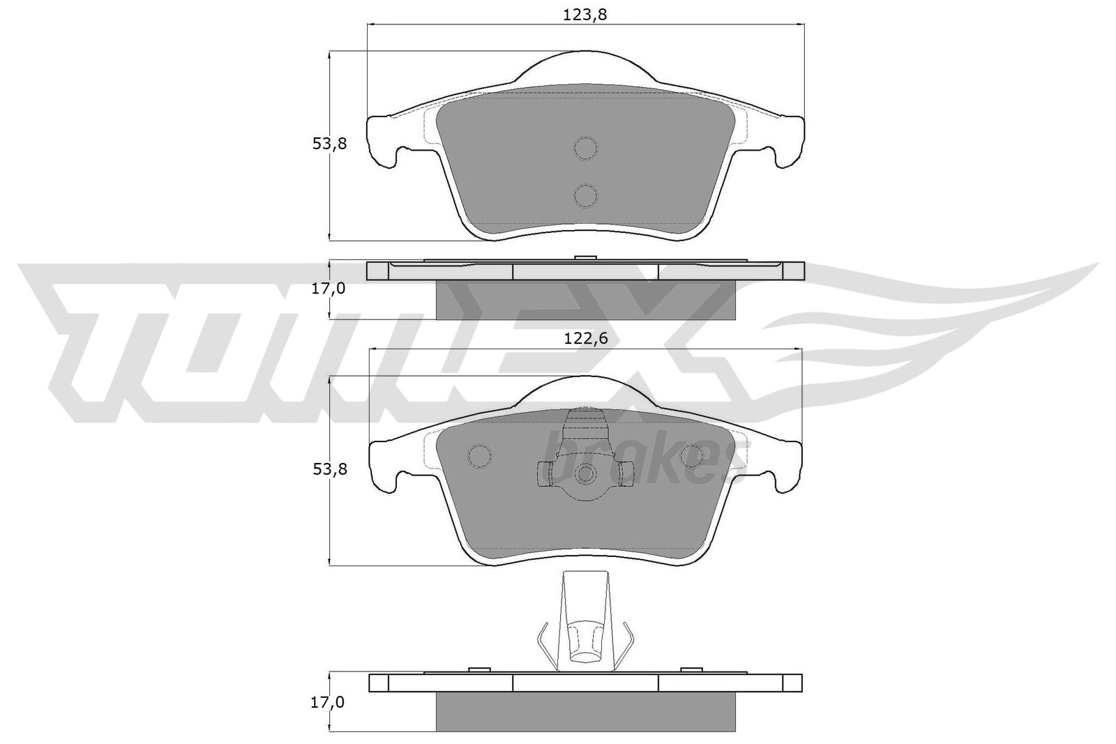 TOMEX Brakes TX 14-05 Sada...